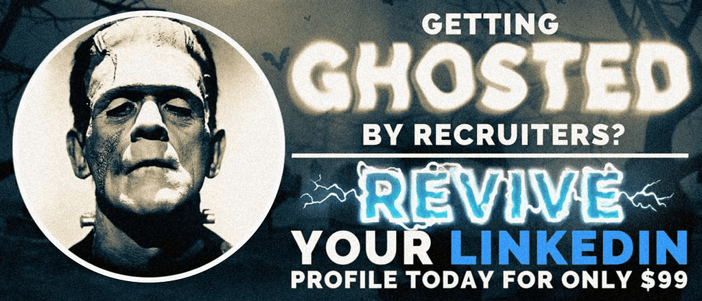 Frankenstein profile picture with getting ghosted by recruiter revive your linkedin
