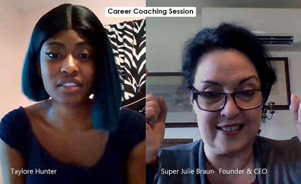 a career coaching session