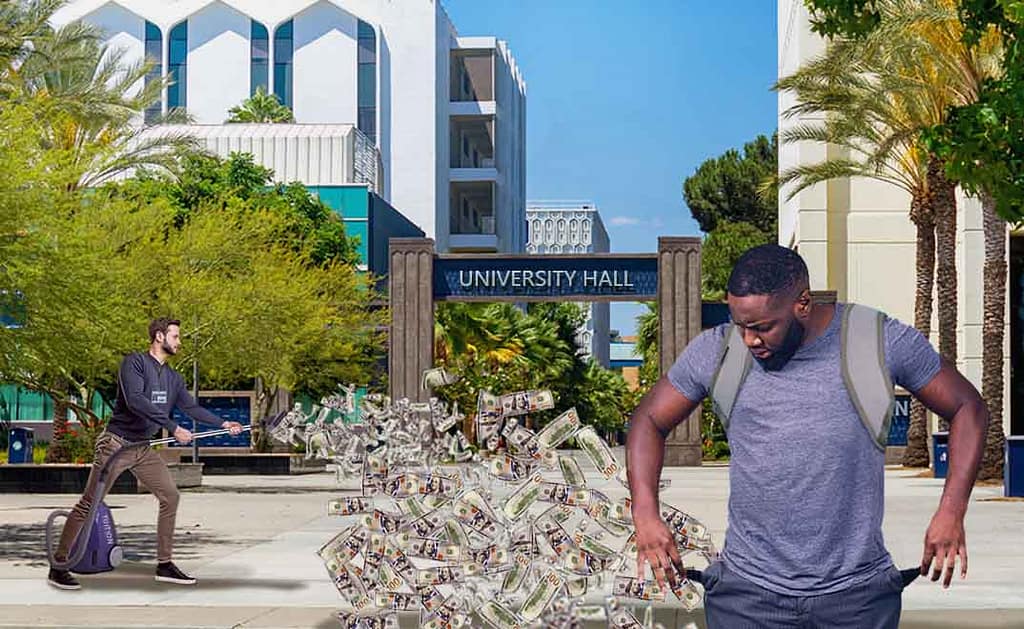 University sucks money from students pockets