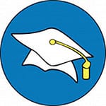 College Graduate cap Icon